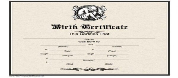 BIRTH CERTIFICATE